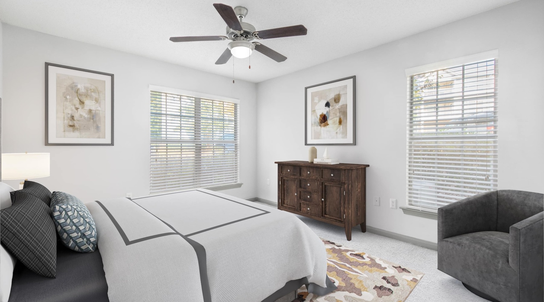 Reach Relaxation on the River living room with a large window and open spaces